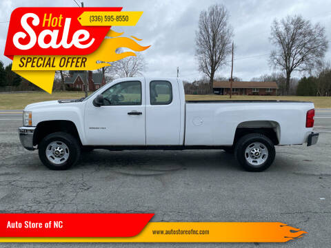 2012 Chevrolet Silverado 2500HD for sale at Auto Store of NC in Walkertown NC