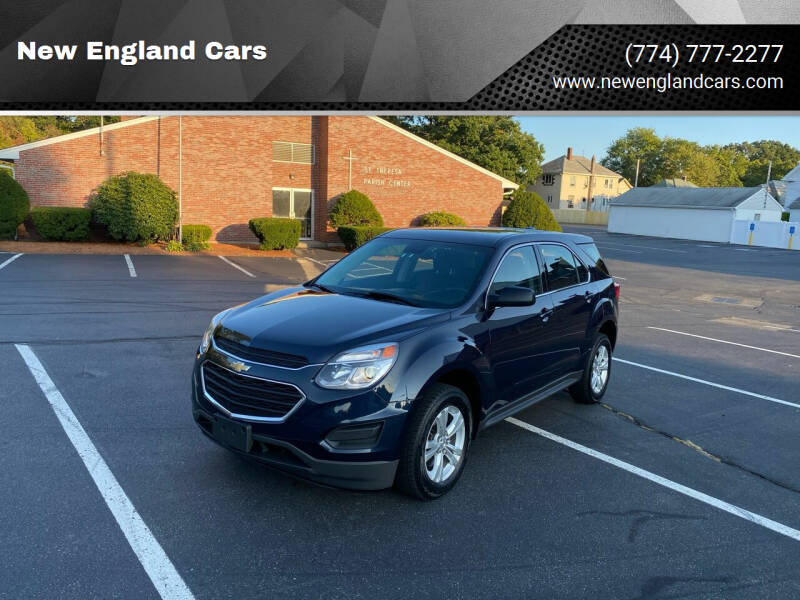 2017 Chevrolet Equinox for sale at New England Cars in Attleboro MA