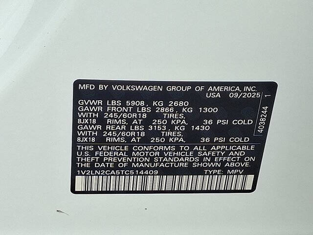 2026 Volkswagen Atlas SE 4Motion