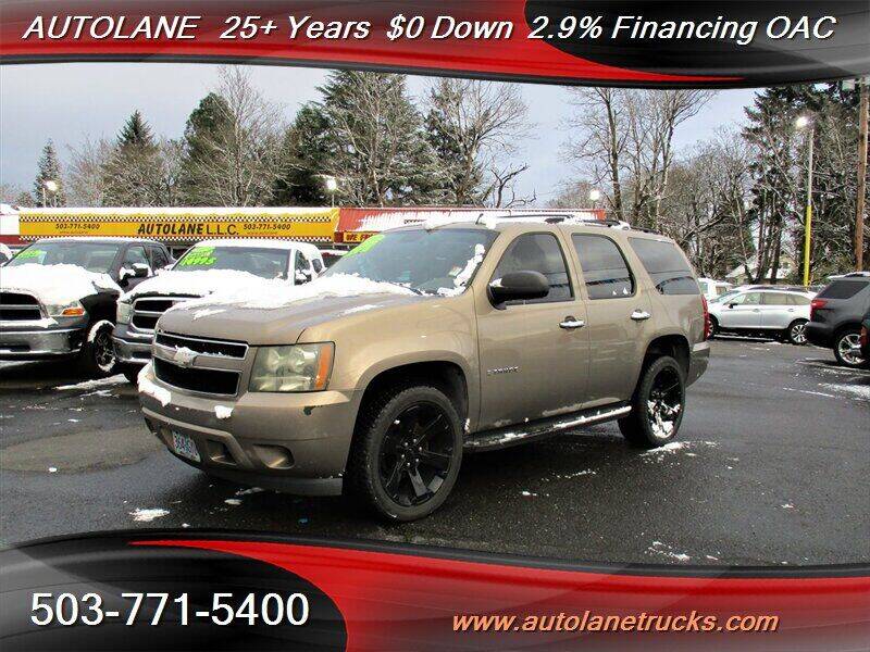 2007 Chevrolet Tahoe for sale at Auto Lane in Portland OR