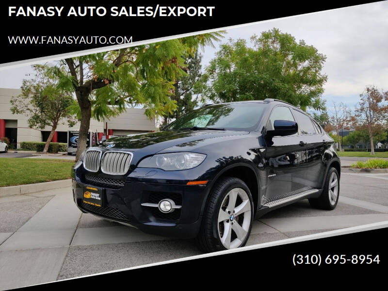 2008 BMW X6 for sale at FANASY AUTO SALES/EXPORT in Yorba Linda CA
