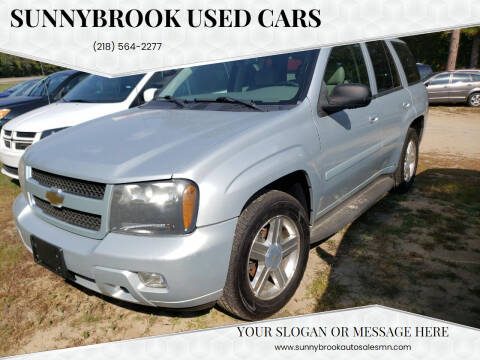 2008 Chevrolet TrailBlazer for sale at SUNNYBROOK USED CARS in Menahga MN