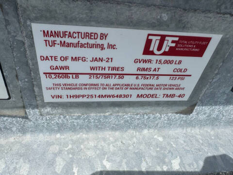 2021 Tuf TMB-40