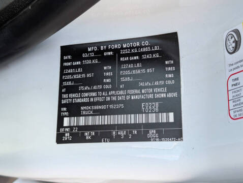 2013 Ford Transit Connect XLT