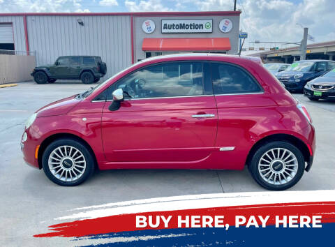 2012 FIAT 500 for sale at AUTOMOTION in Corpus Christi TX
