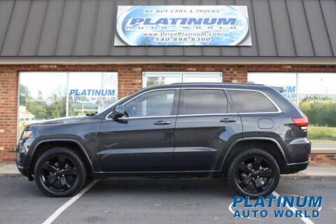2015 Jeep Grand Cherokee for sale at Platinum Auto World in Fredericksburg VA