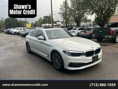 2018 BMW 5 Series for sale at Shawn's Motor Credit in Houston TX