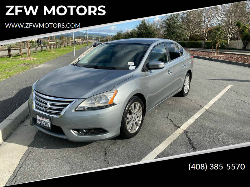 2013 Nissan Sentra for sale at ZFW MOTORS in Soquel CA