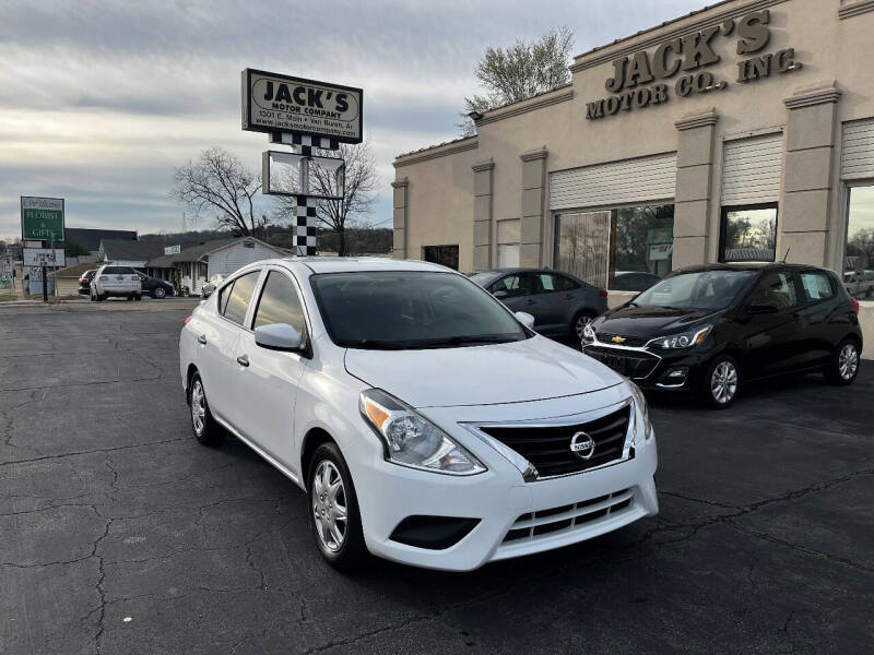 2017 Nissan Versa for sale at JACK'S MOTOR COMPANY in Van Buren AR