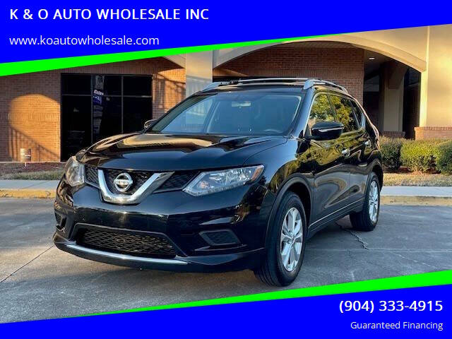 2015 Nissan Rogue for sale at K & O AUTO WHOLESALE INC in Jacksonville FL