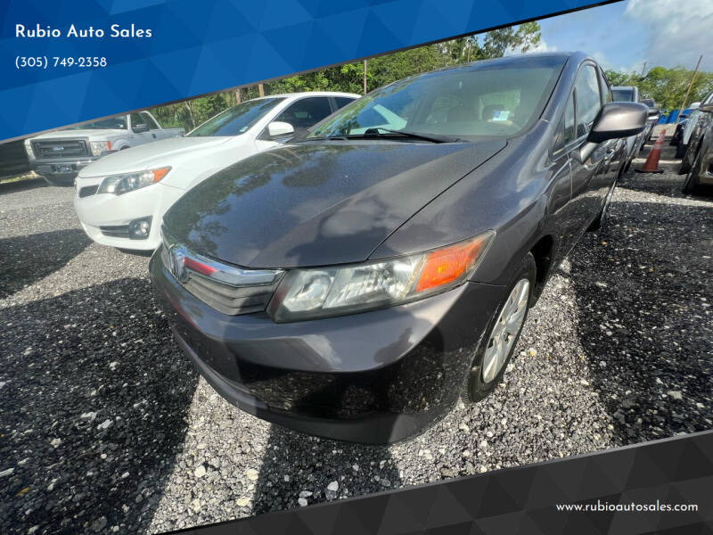 2012 Honda Civic for sale at Rubio Auto Sales in Homestead FL
