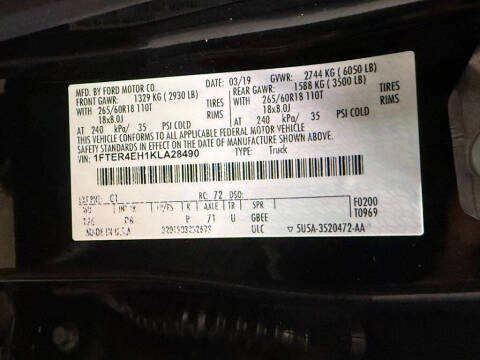 2019 Ford Ranger Lariat