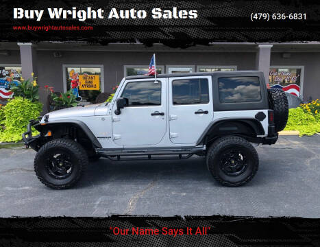 2012 Jeep Wrangler Unlimited for sale at Buy Wright Auto Sales in Rogers AR