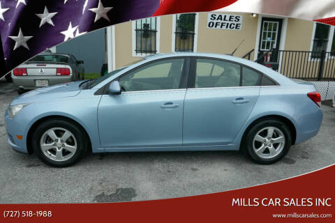 2011 Chevrolet Cruze for sale at MILLS CAR SALES INC in Clearwater FL