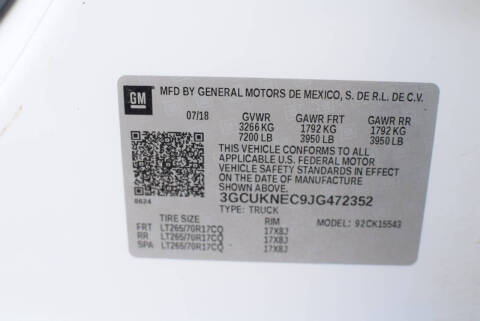 2018 Chevrolet Silverado 1500 Work Truck