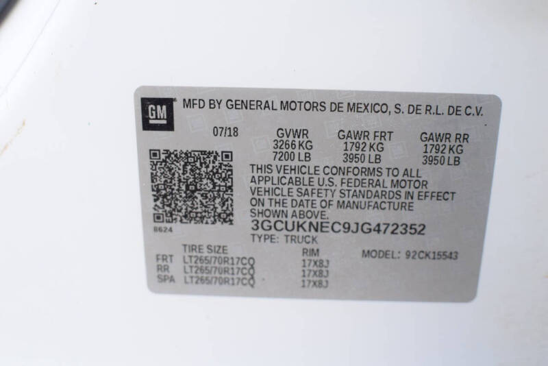 2018 Chevrolet Silverado 1500 Work Truck