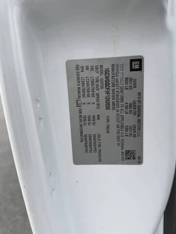 2015 Chevrolet Express 2500