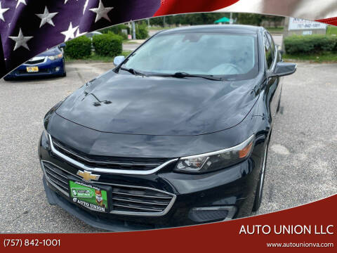 2017 Chevrolet Malibu for sale at Auto Union LLC in Virginia Beach VA