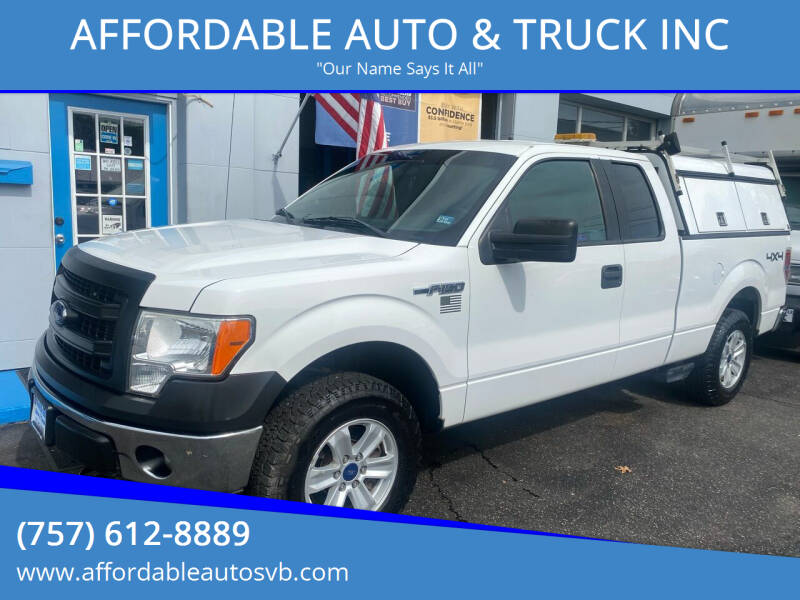 2013 Ford F-150 for sale at AFFORDABLE AUTO & TRUCK INC in Virginia Beach VA