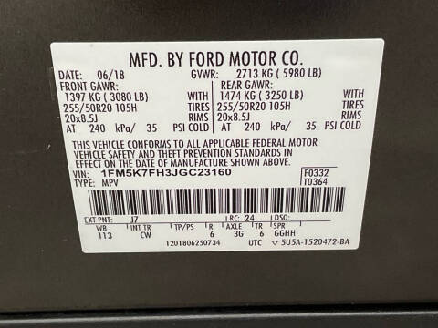 2018 Ford Explorer Limited