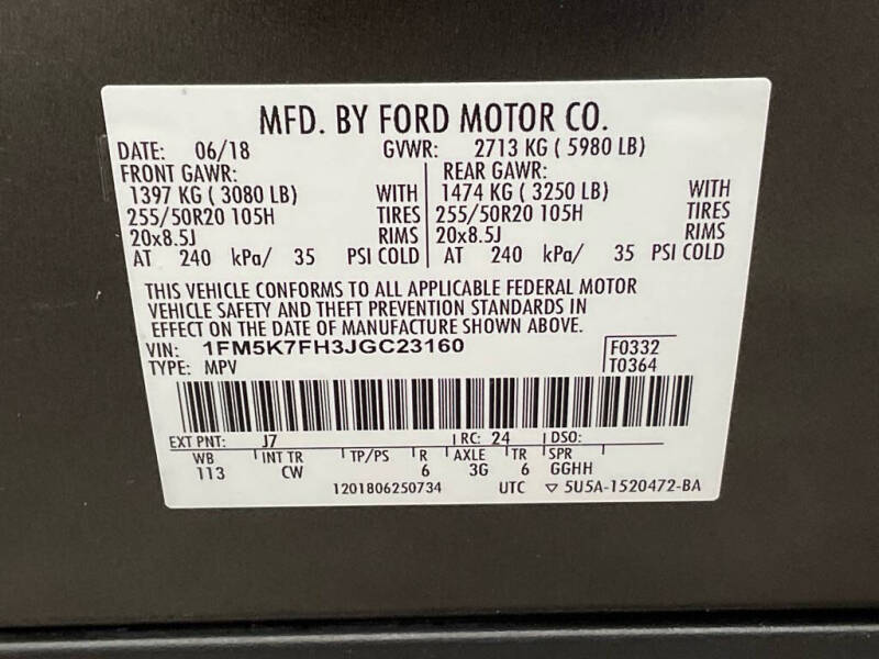 2018 Ford Explorer Limited