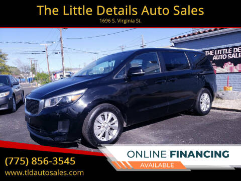 2015 Kia Sedona for sale at The Little Details Auto Sales in Reno NV