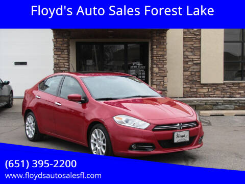 2013 Dodge Dart for sale at Floyd's Auto Sales Forest Lake in Forest Lake MN