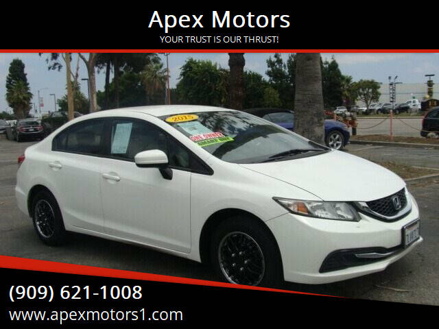 2015 Honda Civic for sale at Apex Motors in Montclair CA