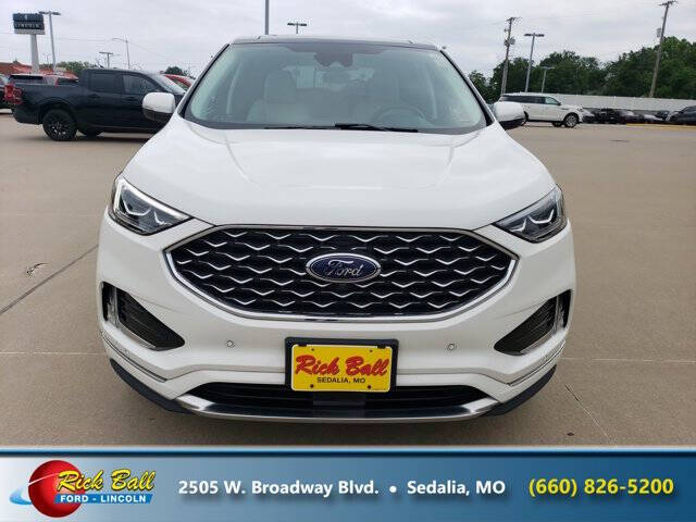 Used 2022 Ford Edge Titanium with VIN 2FMPK4K97NBA61374 for sale in Kansas City
