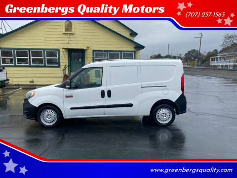 2017 RAM ProMaster City for sale at Greenbergs Quality Motors in Napa CA