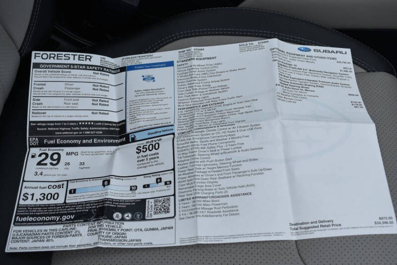 2019 Subaru Forester Limited