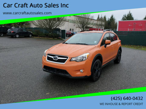 2014 Subaru XV Crosstrek for sale at Car Craft Auto Sales Inc in Lynnwood WA