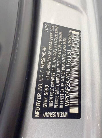 2017 Porsche Panamera Turbo