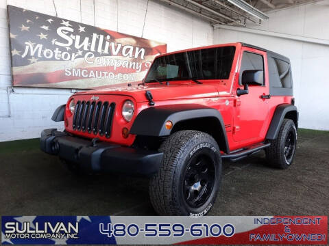 2013 Jeep Wrangler for sale at SULLIVAN MOTOR COMPANY INC. in Mesa AZ