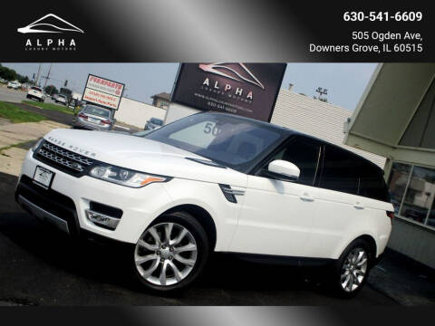 2016 Land Rover Range Rover Sport for sale at Alpha Luxury Motors in Downers Grove IL