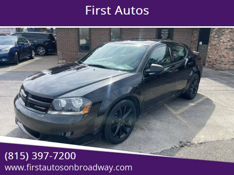 2014 Dodge Avenger for sale at First  Autos in Rockford IL