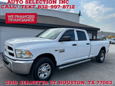 2014 RAM 2500 for sale at Auto Selection Inc. in Houston TX