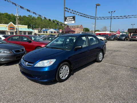 2005 Honda Civic for sale at SOUTH FIFTH AUTOMOTIVE LLC in Marietta OH