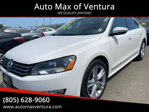2012 Volkswagen Passat for sale at Auto Max of Ventura in Ventura CA