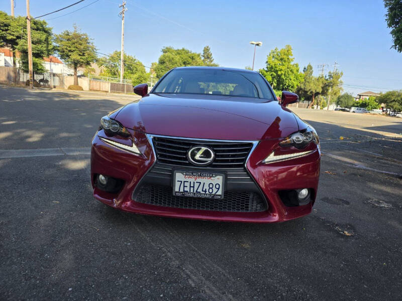 Used 2014 Lexus IS 250 with VIN JTHBF1D28E5016030 for sale in Fremont, CA