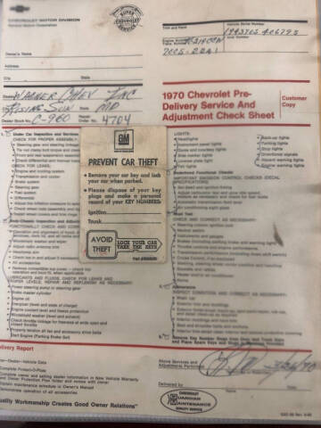 1970 Chevrolet Corvette