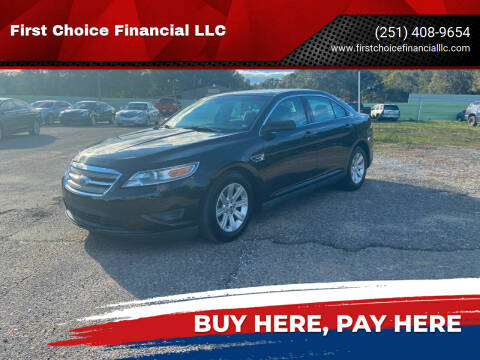 2012 Ford Taurus for sale at First Choice Financial LLC in Semmes AL