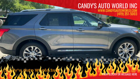 2021 Ford Explorer for sale at Candy's Auto World Inc in Toledo OH