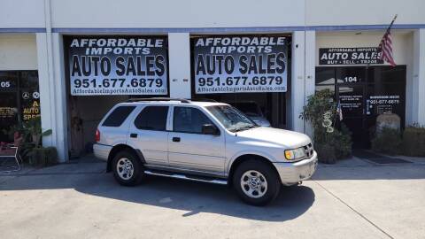 2004 Isuzu Rodeo for sale at Affordable Imports Auto Sales in Murrieta CA