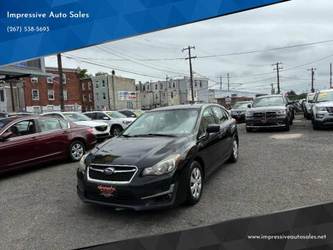 2015 Subaru Impreza for sale at Impressive Auto Sales in Philadelphia PA