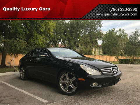 2006 Mercedes-Benz CLS for sale at Quality Luxury Cars in North Miami FL