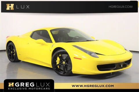2015 Ferrari 458 Spider for sale at HGREG LUX EXCLUSIVE MOTORCARS in Pompano Beach FL