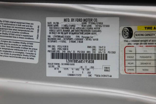 2008 Ford Shelby GT500