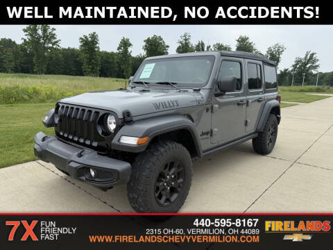 2022 Jeep Wrangler Unlimited for sale at Firelands Chevrolet of Vermillion in Vermilion OH