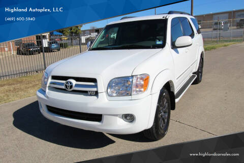 2005 Toyota Sequoia for sale at Highland Autoplex, LLC in Dallas TX